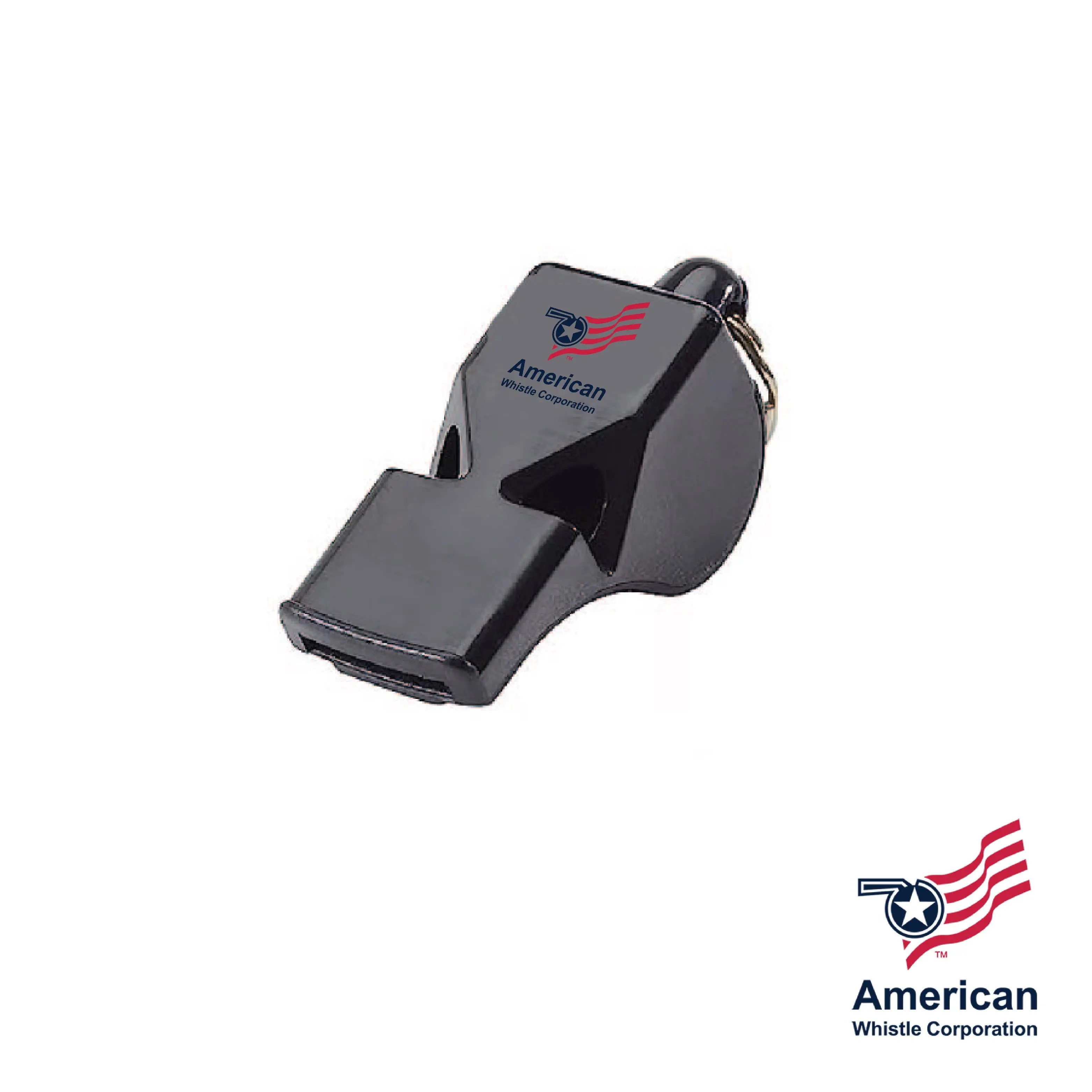 Victory 115 dB Pealess Plastic Safety Whistle — 12 Pack