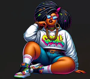 Street Style Ready to Press Heat Transfer DTF Transfer Direct to Film for Cotton & Polyester Garments 300-320°F Press Settings