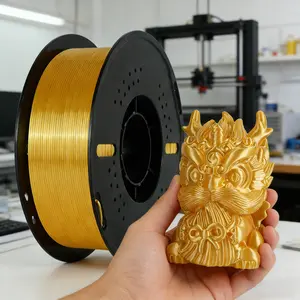 KINGROON 3D Printer Filament Clearance, 1.75 mm Single Spool, Choose Material Type, Random Color, PLA / PETG / High-Speed PLA / High-Speed PETG / Silk / Dual Color / Tri Color / Matte PLA dimensional accuracy