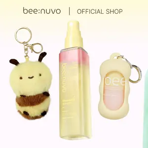 [bee:nuvo] [Set] Glow Mist Serum (2.70 fl. oz) & Honey and Collagen Lip Butter (0.45 oz) + 2 Free Gifts — Facial Serum Spray for Radiance, Blackhead & Pore Care, Nourishing Lip Mask for 24-Hour Moisture, Korean Skincare