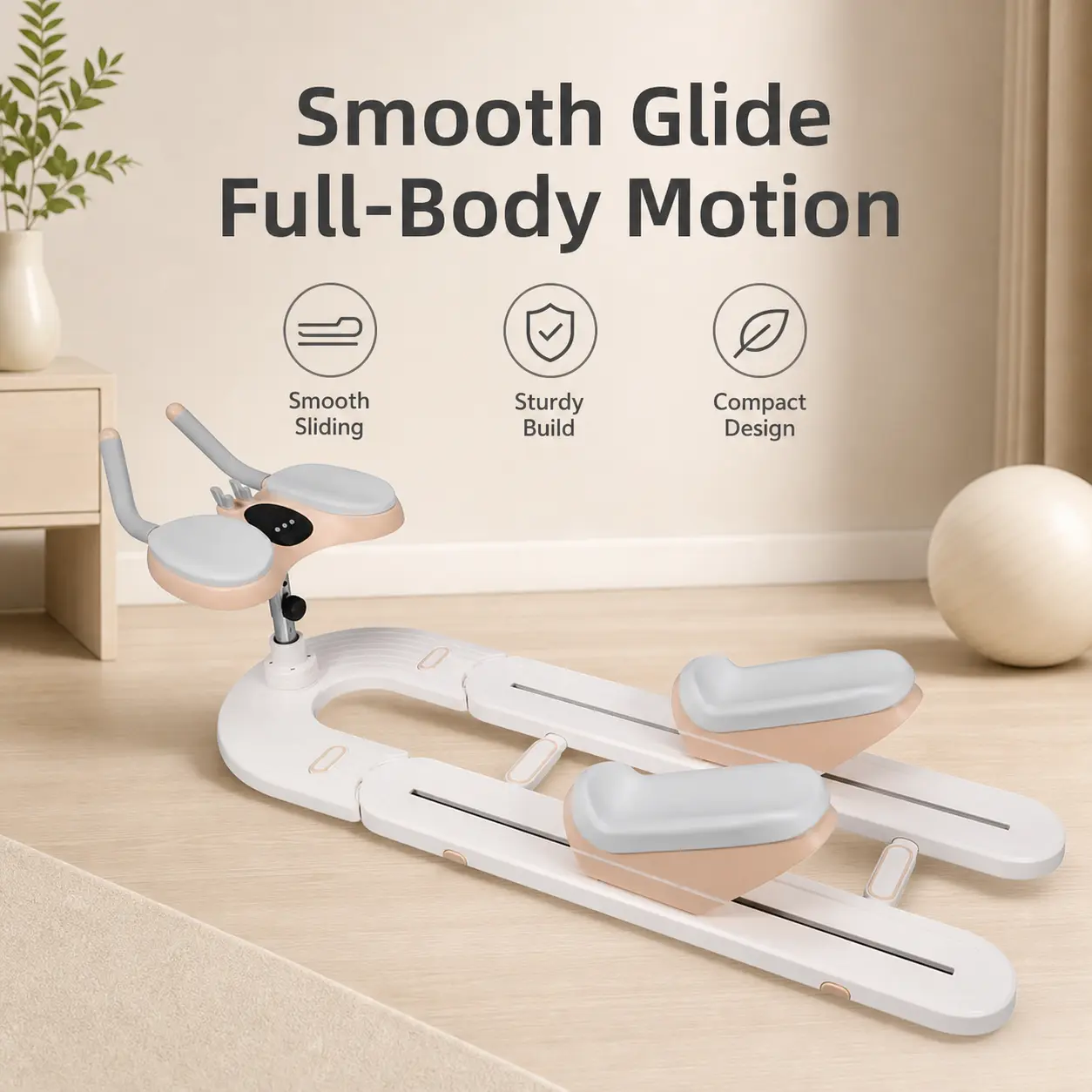 Multi-Functional Glute & Core Trainer Full Body Home Workout Sliding Fitness Machine