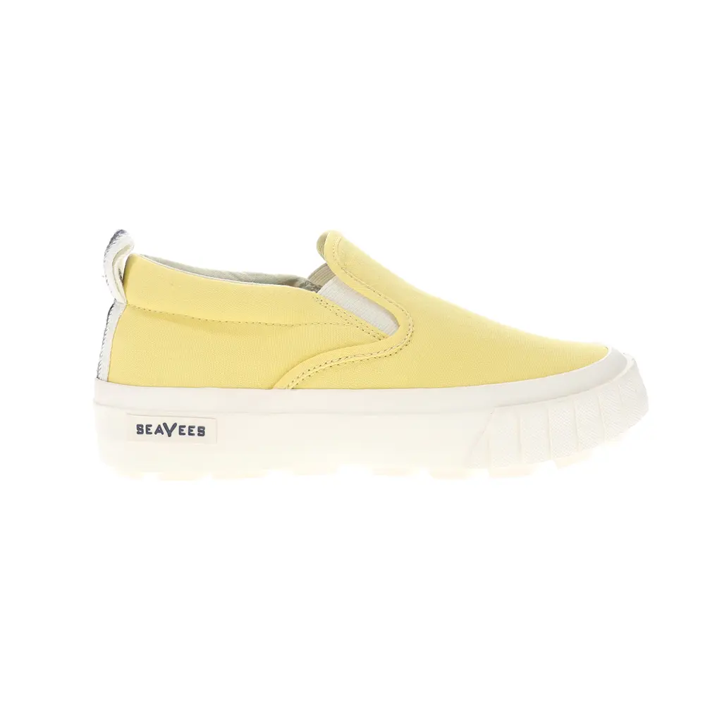 SeaVees Womens Fairfax Lug Slip On Sneakers Shoes Casual - Yellow SeaVees Womens Fairfax Lug Slip On Sneakers Shoes Casual - Yellow