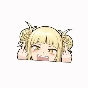 Himiko Toga Sticker – Anime Villain Girl, Cute Psycho Aesthetic, My Hero Academia Vinyl Decal