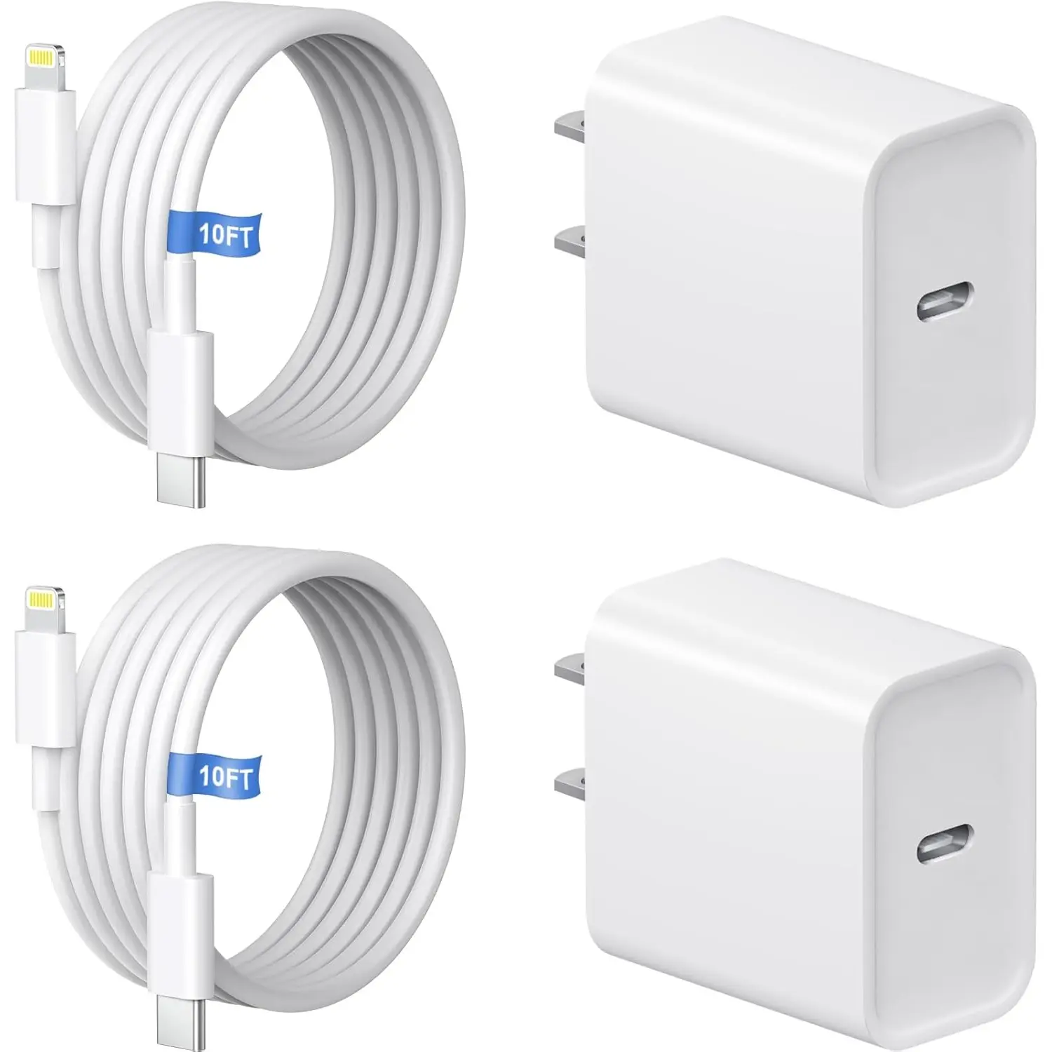 For iPhone 14 Charger,20W USB C Charger Block With 10Ft USB C to Lightning for iPhone 14/14 Pro/14 Pro Max/14 Plus/13/12/11/Xs Max/XR