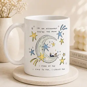 Orbiter Lyrics Mug, Noah Astronaut Cup