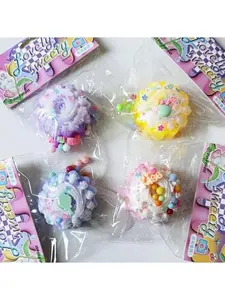 Squishy Squeeze Toys, Squishies Toy, Stress Relief Toy  with Adorable Animals and Fake Food Ideal Gift for Party Christmas Halloween Birthday Easter