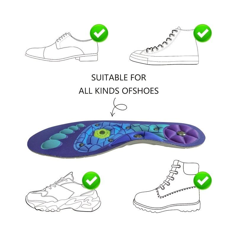 RunPro Comfort Support Insoles for All Day - 220+ lbs High Arch Support for Men Women, Shock Absorbing & Acupressure Cushions for Work Boots & Running Shoes RunPro Comfort Support Insoles for All Day - 220+ lbs High Arch Support for Men Women, Shock Absorbing & Acupressure Cushions for Work Boots & Running Shoes