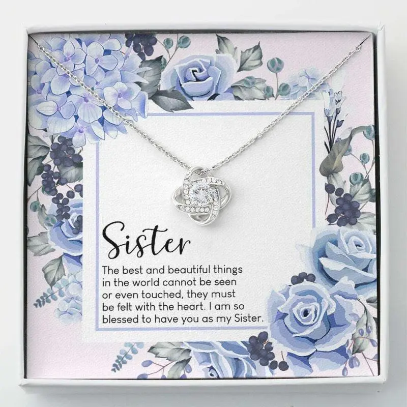 Bestfriend Necklace To My Best Friend Love Knots, Friendship necklace, matching sets, BFF gifts, meaningful jewelry, best friend forever