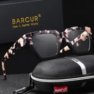 Barcur Unisex Large Frame Fashion Dual Color Frames Blue Light Blocking Reading Glasses, PC Material, Ultra-Clear Computer Glasses, Stylish Design