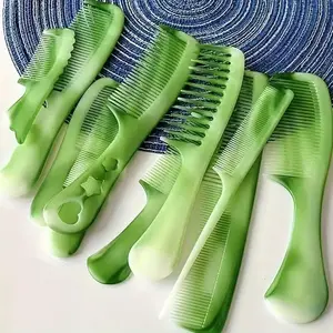 Hair Styling Comb Set, 10pcs/set Thickened Plastic Detangling Comb, Professional Hairdressing Comb Set, Heatless Styling Tools for Home & Salon Use