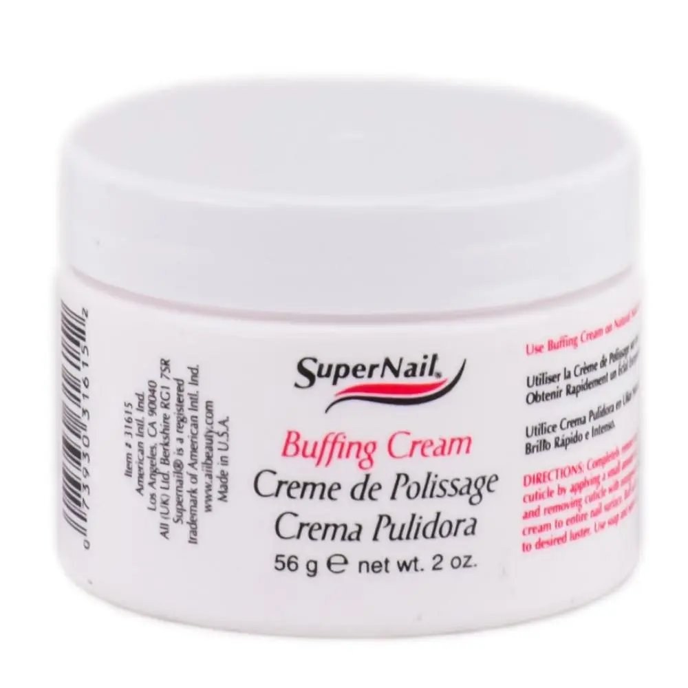 Professional Salon Nail Care Buffing Cream - Smooth, 2oz