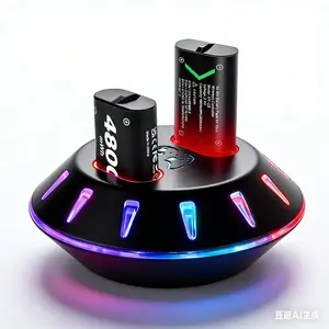 Charging 2x4800mWh Rechargeable Battery Pack with Charger for Xbox Controller Rechargeable Batteries Xbox for Xbox One/Xbox Series X|S Xbox One S/Xbox One X/Xbox One Elite