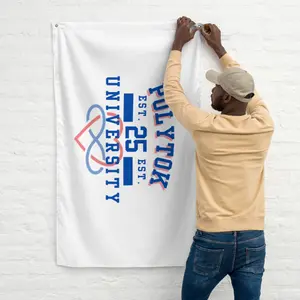 PolyTok Statement Flag - 100% Polyester with Bold Energy, Lightweight & Durable, Fades Resistant Printing, 2 Sturdy Iron Grommets for Easy Hanging - Decor