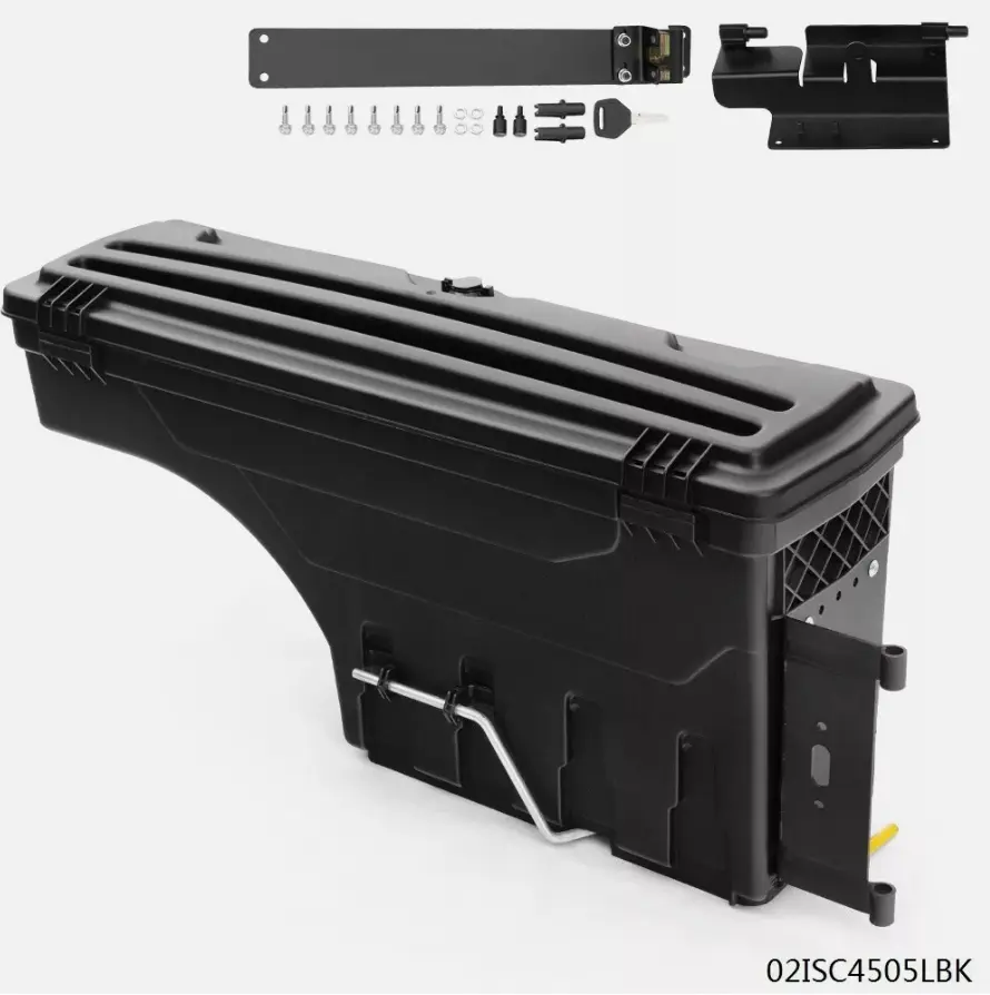 G-PLUS Driver Side Truck Bed Storage Box, Car Organization Accessories Compatible with Chevy Colorado, GMC Canyon 2015-2020
