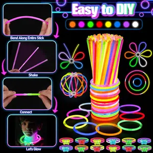 Super Value Glow in the Dark Party Favors Set – LED Toys & Neon Glow Sticks