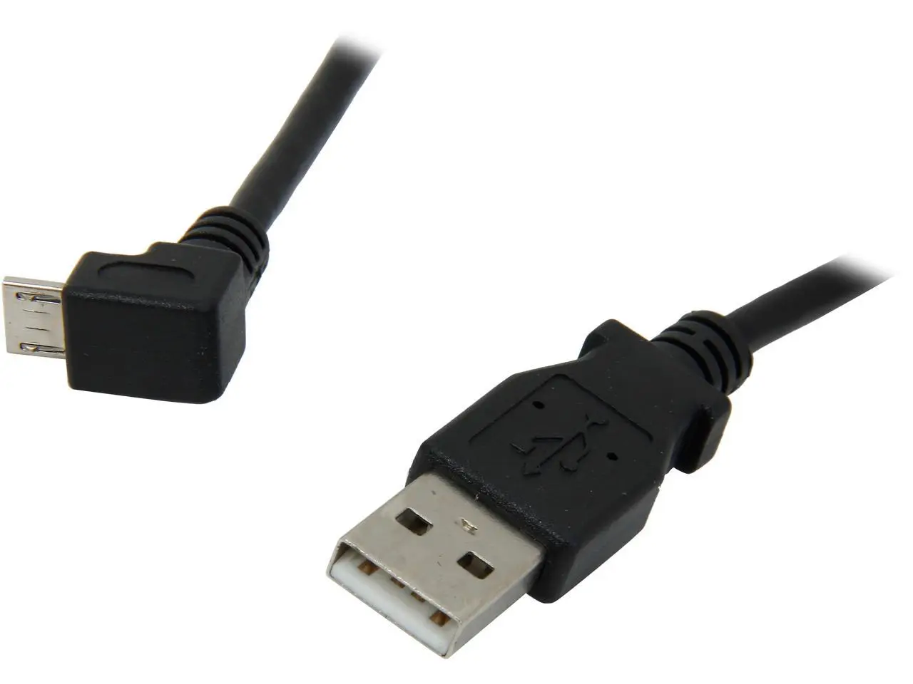 StarTech USBAUB2MU 2m Micro USB Cable - A to Up Angle Micro B StarTech USBAUB2MU 2m Micro USB Cable - A to Up Angle Micro B