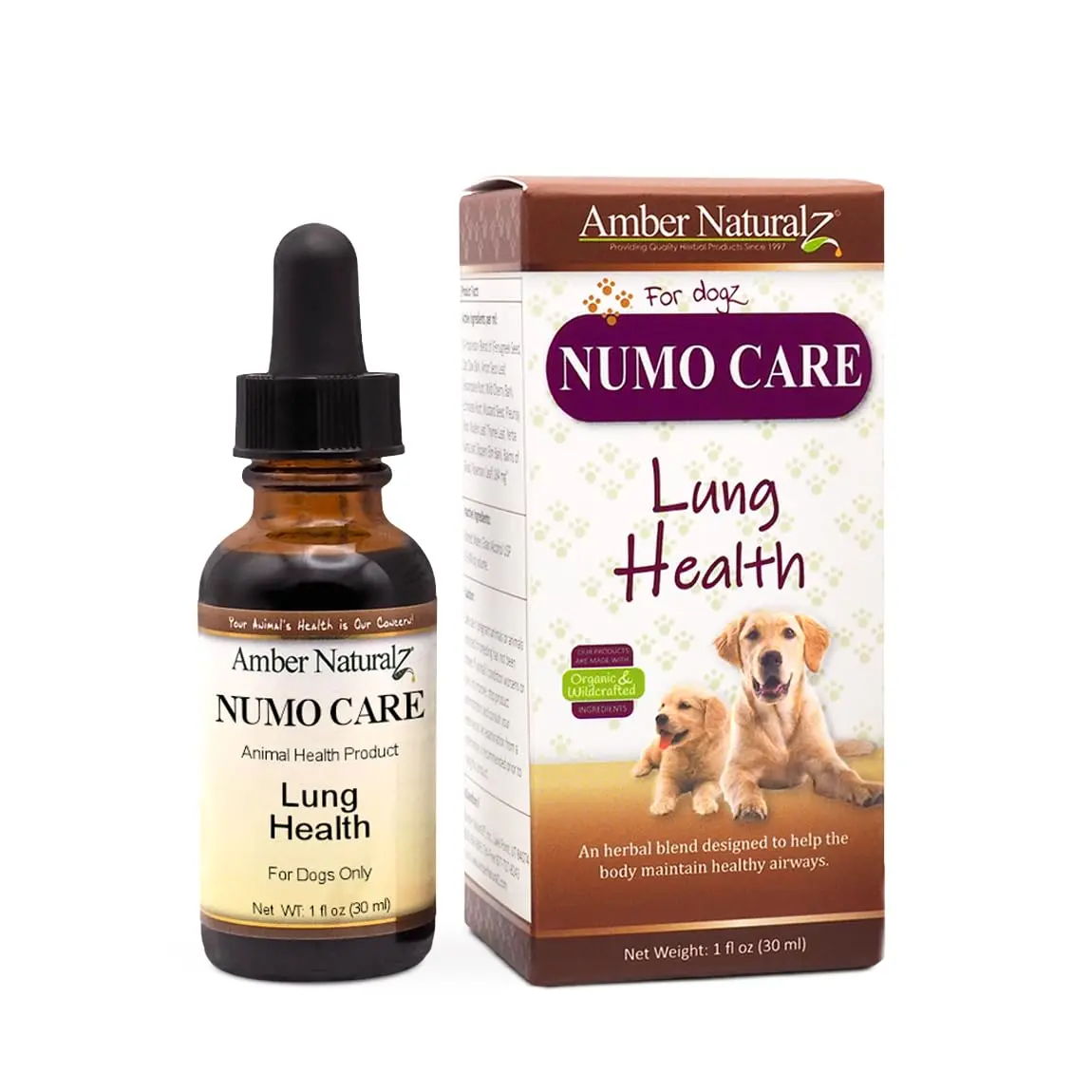 Amber NaturalZ Numo Care for Dogs, Bronchial & Lung Cleansing Care