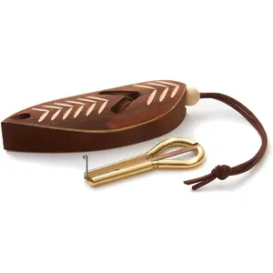 in Dark Wooden Case (Mouth Harp)