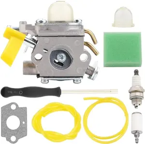 26cc Carburetor for Homelite Ryobi Craftsman 30cc 26cc Trimmer Weedeater Replace C1U-H60 308054013 308054012 308054004 308054008