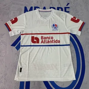25 26 Honduras CD Olimpia Home White Short Sleeve Soccer Jersey Fans Version
