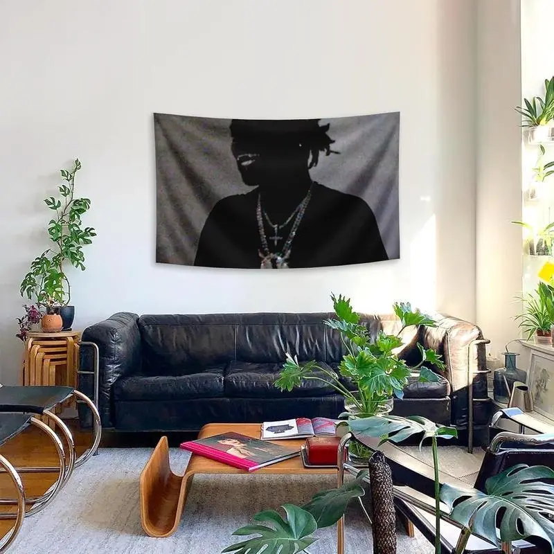 Ken Carson American Rapper Hip Hop Casual Tapestry - Polyester, Wrinkle Resistant, Fade Resistant, Multi-Size, 30x40inch Strong Synthetic Wall Decor Banner for Man Cave Walls