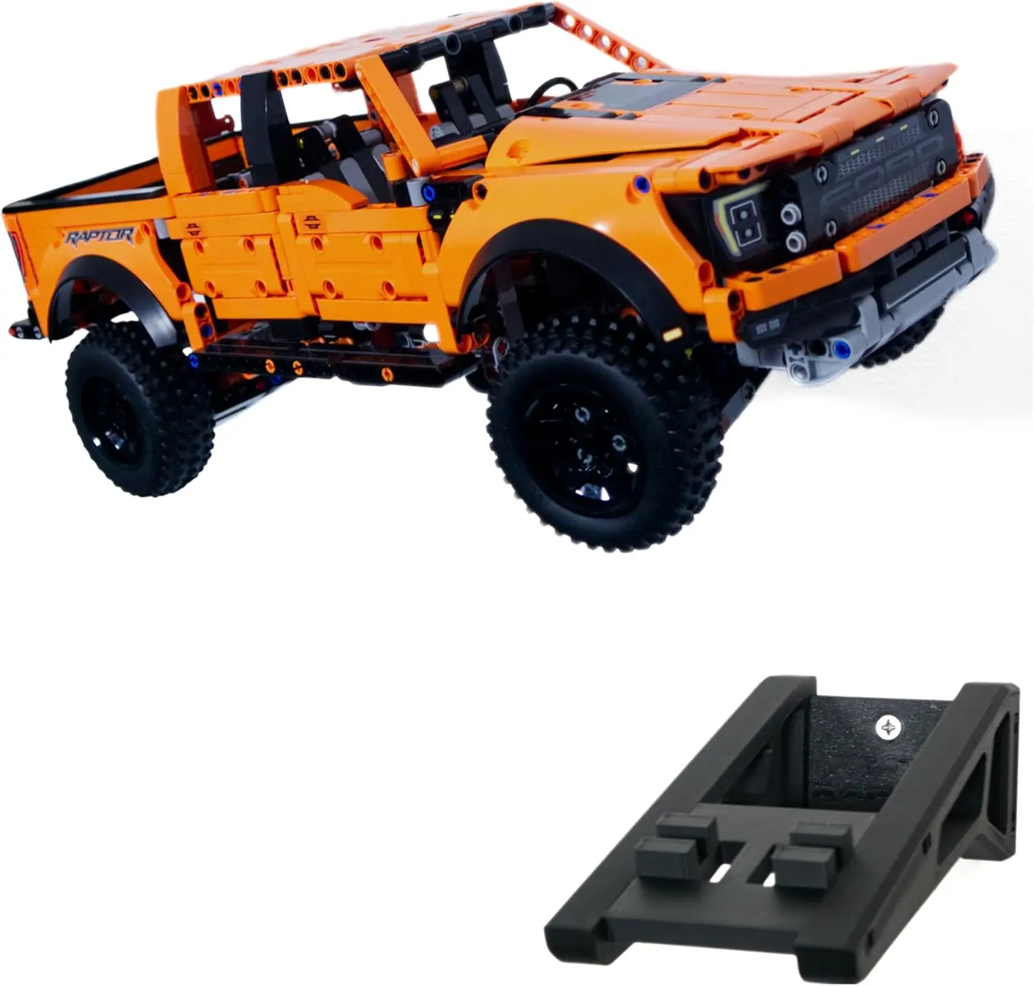 Wall Mount for Lego Technic Ford F-150 Raptor 42126 – Secure Angled Display, Space-Saving & Easy Installation