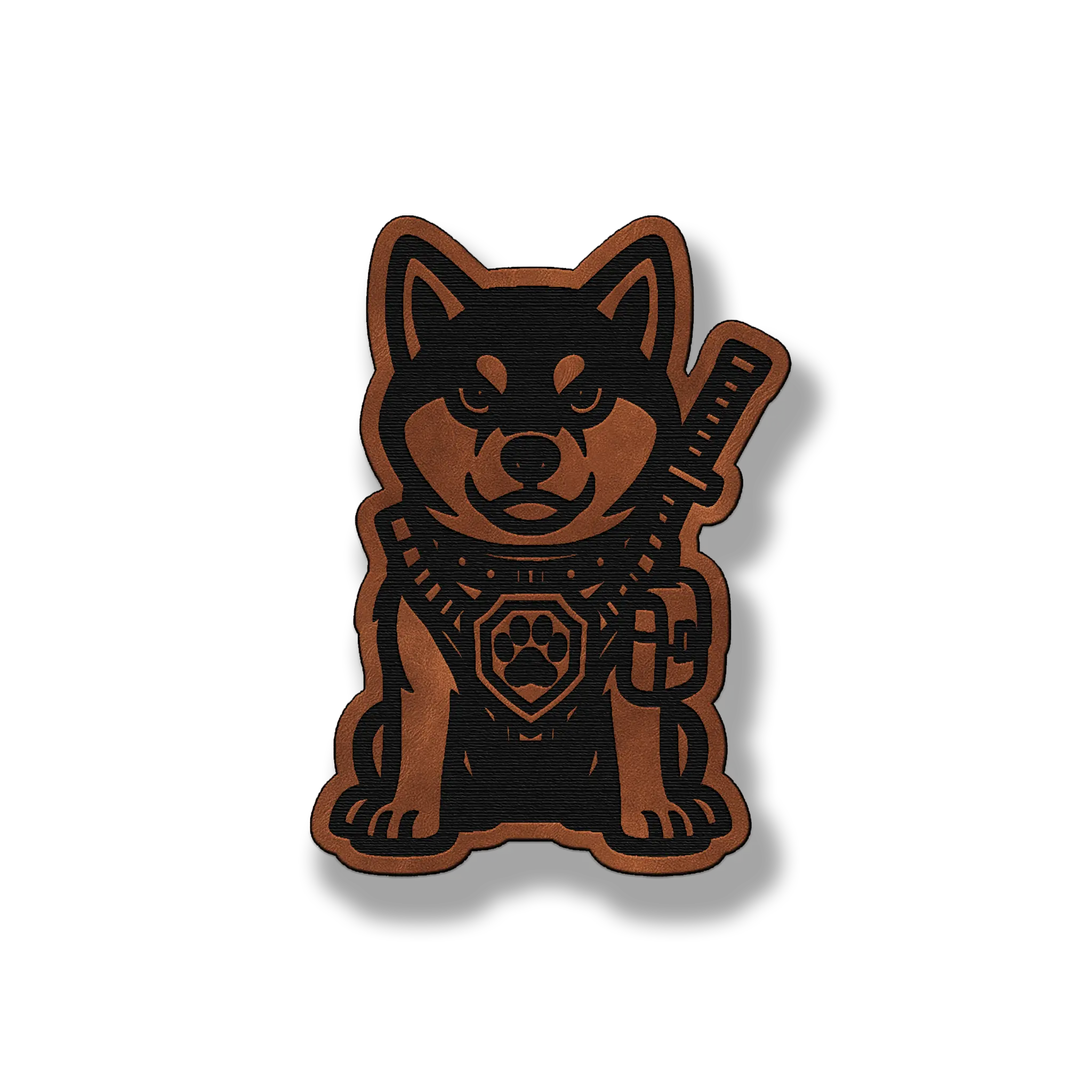 Tactical Shiba Inu Dog Patch – Leatherette Morale Patch