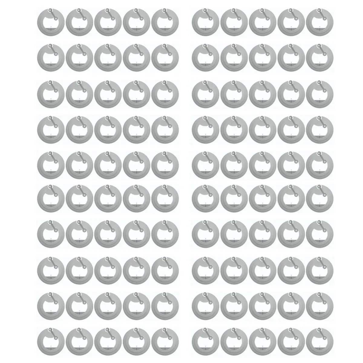 100Pcs Circular 25mm NFC NTAG213 Label Stickers, 13.56MHz ISO14443A, Adhesive Backing, Accurate Reading, Durable & Long-Lasting, Anti-Counterfeiting Traceability, Identity Recognition, for NFC-Enabled Phones (Household Appliance Parts & Accessories)