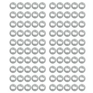 100Pcs Circular 25mm NFC NTAG213 Label Stickers, 13.56MHz ISO14443A, Adhesive Backing, Accurate Reading, Durable & Long-Lasting, Anti-Counterfeiting Traceability, Identity Recognition, for NFC-Enabled Phones (Household Appliance Parts & Accessories)