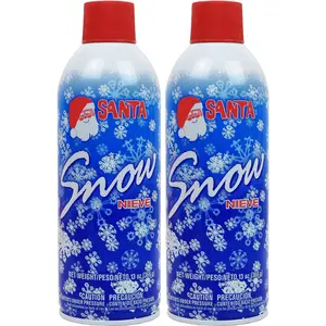 Snow Spray for Christmas Decoration - Artificial Snow Spray for Christmas Tree, 13 oz - Fake Snow Spray - Christmas Tree Flocking Spray Snow (Pack of 2)