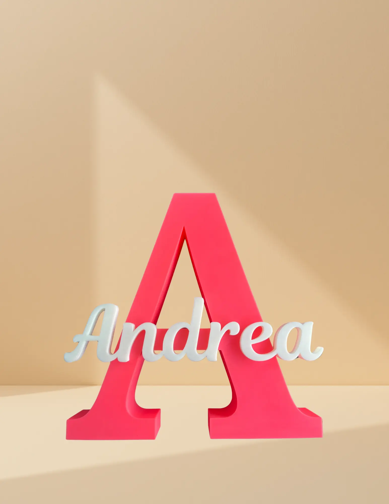 Personalized 3D Printed Name Sign
