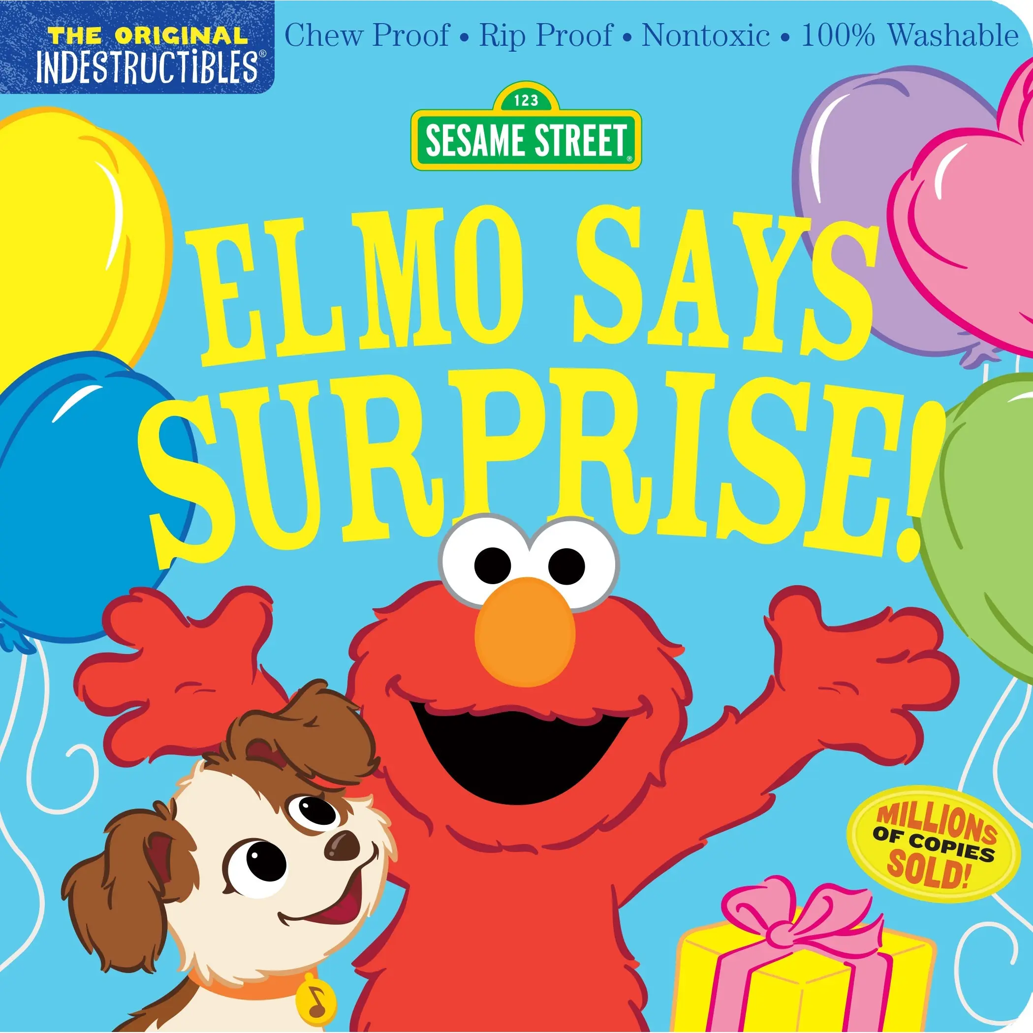 Indestructibles: Sesame Street: Elmo Says Surprise! by Sesame Street, Amy Pixton [Paperback Book]