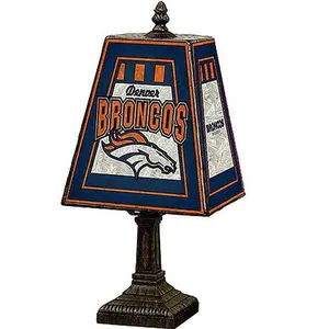 Football Fan Shop Handpainted Team Lamp - Denver Broncos - NFL Football Fan Shop Handpainted Team Lamp - Denver Broncos - NFL