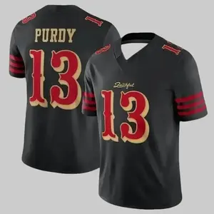#13 Br0ck Purdy Black 2026 Rivalries Collection Football Jersey