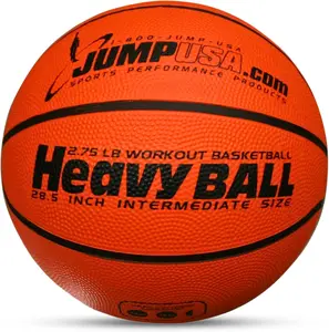 Weighted Basketball 28.5" - Hi-Carbon Rebound Rubber - Improve Shooting, Arm & Finger Strength - 3lb Weighted - Includes Skills Training Video