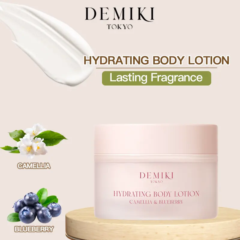 Body Lotion Body Moisturizer Smooth Milk Skin Moisturizing Cream Amino Acids - Camellia & Blueberry 200ml