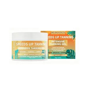 【Summer Deals】GRODOM Tanning Gel – 5.29oz Fast Tan Accelerator for Outdoor Use | Moisturizing, Smooth Finish, Water-Resistant Body Care Radiant Moisturizer