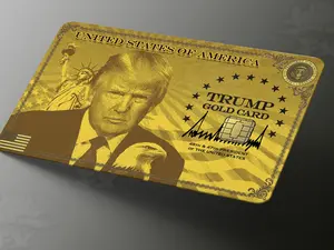 Trump Gold Card Credit Card Skin – Personalize and Protect Your Cards