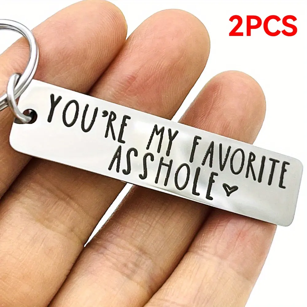 Funny Heart Puzzle Chain Keychains, 2-Piece Multipack Matching Set, Gifts for Boyfriend, Valentine's Day Fashion Accessory, Key Rings, Birthday Gifts For Bf, Boyfriend Gifts Cute