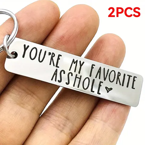 Couple Interlocking Heart-Shaped Keychains - 2-Piece Key Rings, Costume Jewelry Cute Valentine’s Gifts for Boyfriend, 2pc Boyfriend Gift, Couples Fashion Accessories
