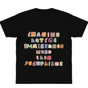 Imagine Hating Immigrants Tee Abolish Ice Anti Ice Protect Immigrants Chinga La Migra FDT Liberal Protest Trump Epstein y2k cotton Top Trending Gift Machine Wash Safe