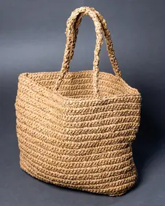 Charlotte Organic Raffia Shoulder Bag