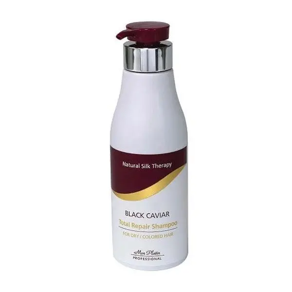 Mon Platin Total Repair Shampoo & Conditioner - Black Caviar Enriched 250g for Dry Hair with Argan, Macadamia, Aloe Vera & Vitamin B5