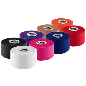 Cannon Sports Premium Athletic Tape - 1.5” x 45 Feet Per Roll - Easy Tear, No Sticky Residue, Very Strong, Hypoallergenic, Latex Free - Pack of 8