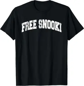 [Sale Up To 50%] [Made in US] Free Snooki - Men Women T-Shirt, Retro Jersey Shore Inspired Women’s Men’s T-Shirt, Free Snooki Graphic Tee