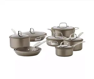 Food Network 14-pc. Textured Titanium Nonstick Cookware Set