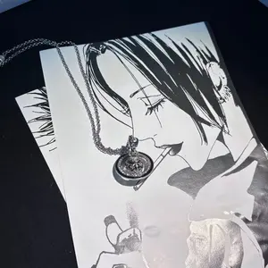 Y2K Style Queen Mother West Saturn Pear Star Ball3DPlanet Necklace Bracelet Titanium Alloy 80cm 20mm Sphere Unisex Stackable Clavicle Chain for Daily Wear Parties