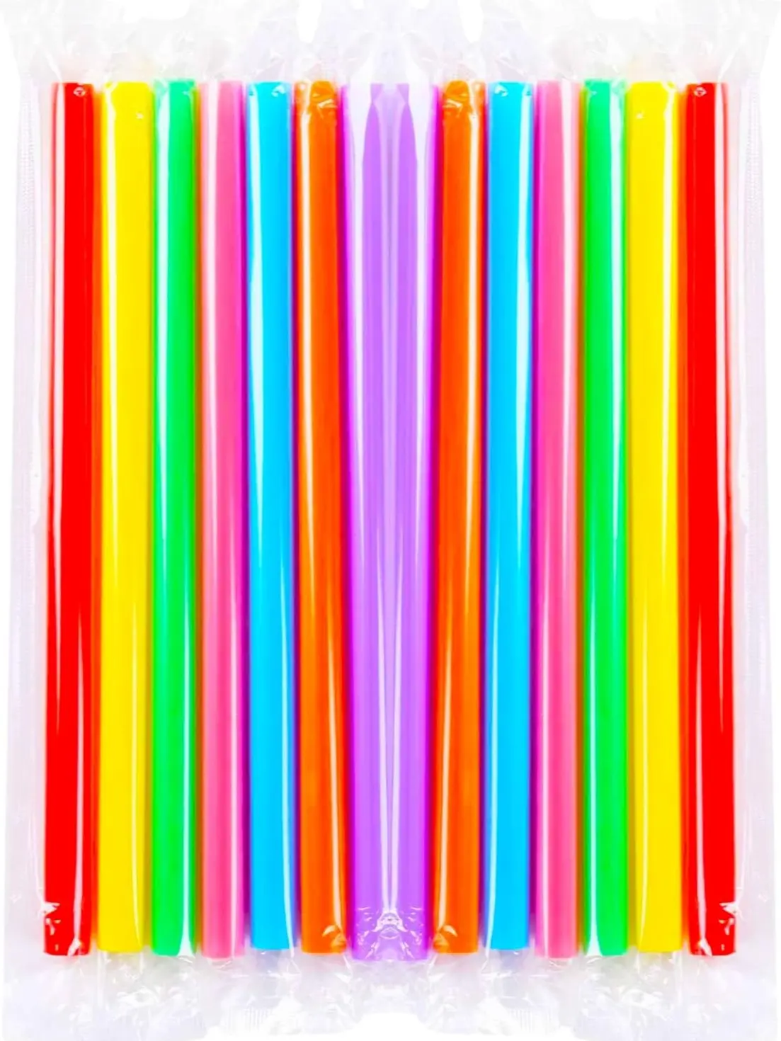 Green Direct Disposable Boba Tea Straws - Pack of 300 - Cookware Plastic
