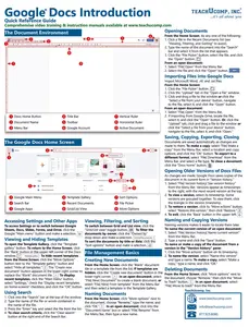 Google Docs Quick Reference Guide