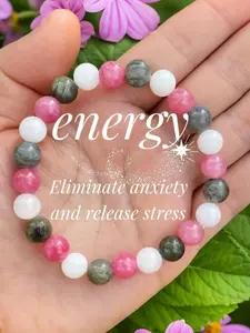 Energy Crystal Stone Bohemian Healing Crystal Bracelet, Fashionable and Versatile Design Suitable for Wearing at Any Time, Gift for Friends